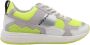 MOA Master OF Arts Futura Leer Wit Geel Sneakers Multicolor Dames - Thumbnail 1