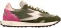 MOA Master OF Arts Groene Suède Sneakers met Wit Logo Multicolor Dames - Thumbnail 1