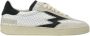 MOA Master OF Arts Witte Sneakers met Zwart Suède - Thumbnail 1