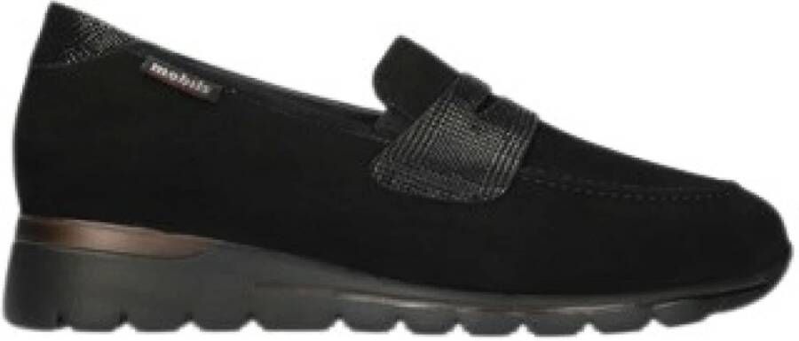 Mobils Comfortabele Slipper voor Dames in zwart