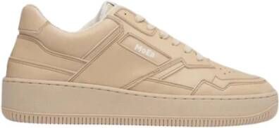 MoEa maïsleer sneakers Beige