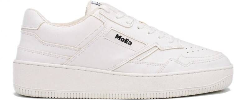MoEa Lage Sneakers -basgn1 Maat: 41 Materiaal: Vegan Kleur: Wit - Foto 5
