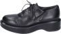 Moma Elegante leren veterschoenen Black Dames - Thumbnail 1