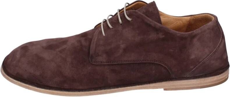 Moma Elegante Suède Herenschoenen Brown Heren