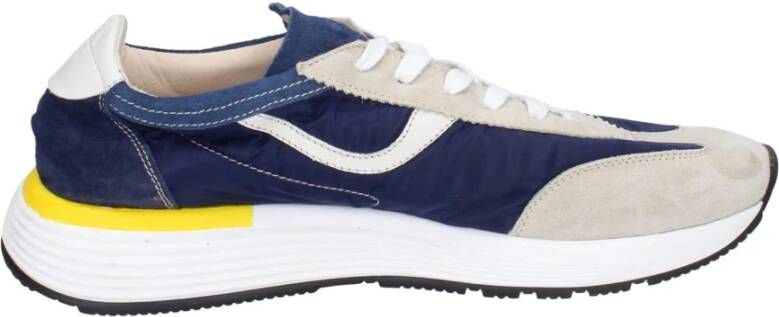 Moma Elegante Suede Schoenen voor Mannen Blue Dames