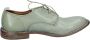 Moma Elegante Vintage Leren Damesschoenen Green Dames - Thumbnail 1