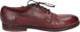 Moma Elegante Vintage Lederen Geslepen Schoenen Brown Dames - Thumbnail 1