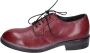 Moma Elegante Vintage Leren Schoenen voor Vrouwen Red Dames - Thumbnail 1