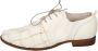 Moma Elegante Vintage Leren Schoenen voor Vrouwen White Dames - Thumbnail 1