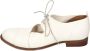Moma Elegante Vintage Leren Schoenen voor Vrouwen White Dames - Thumbnail 1