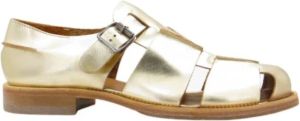 Moma Flat Sandals Geel Dames