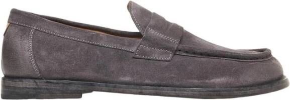Moma Grijze Loafers met Veters Gray Heren