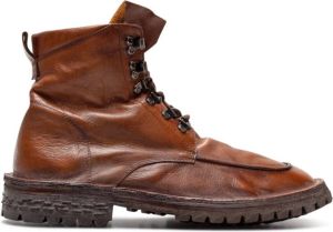 Moma Heren schoenen enkel laarzen 2Cw321 buf montone cognac Brown Bruin Heren