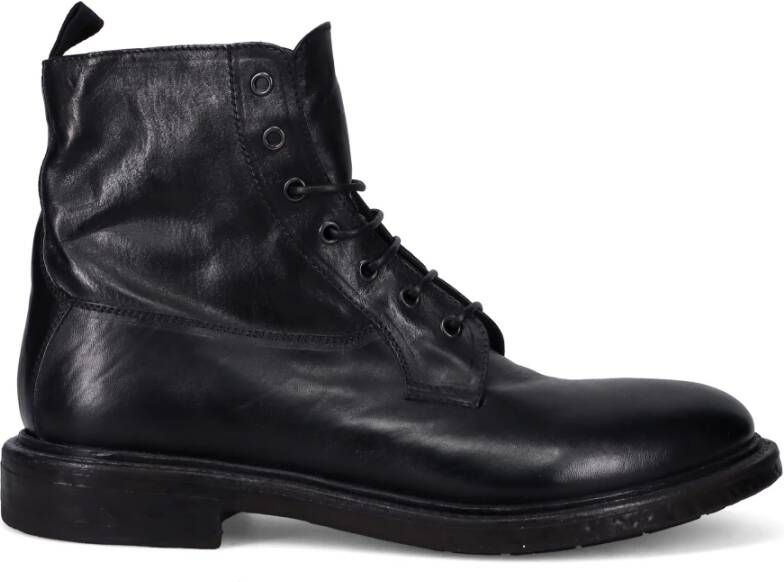 Moma Klassieke Veterschoenen Zwart Heren