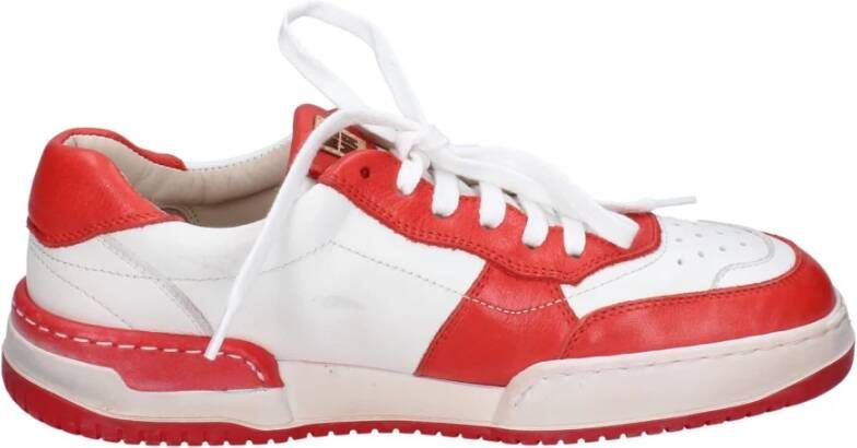 Moma Leren Sneakers voor Dames White Dames