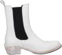 Moma Leren enkellaarsjes White Dames - Thumbnail 1