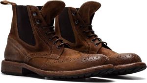 Moma Mannen Schoenen enkel laarzen 2Bw303 Bota Cuoio Brown Bruin Heren