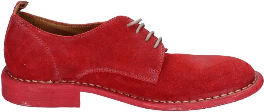 Moma Elegante suède veterschoenen