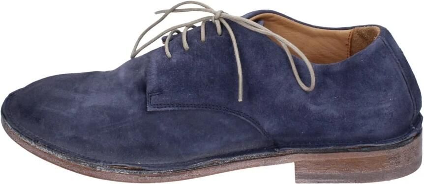 Moma Elegante suède veterschoenen