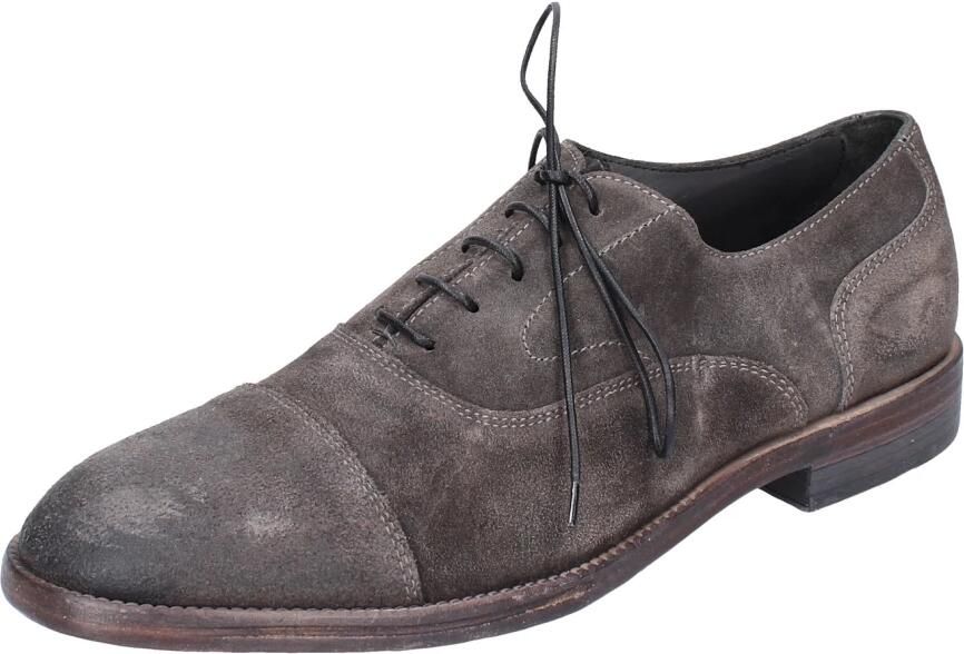 Moma Elegante Vintage Suède Instapschoenen Gray Heren - Foto 2