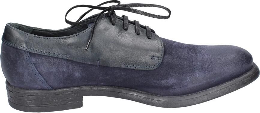 Moma Vintage Elegante Suède Veterschoenen