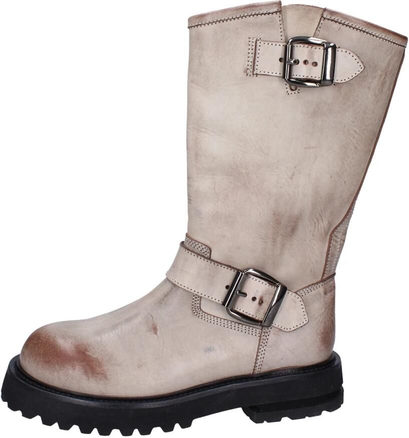 Moma Vintage Leren Hoge Laarzen