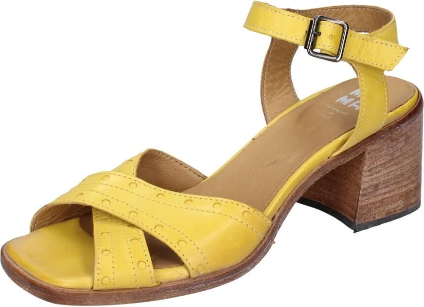 Moma Vintage Leren Sandalen voor Vrouwen Yellow Dames - Foto 2