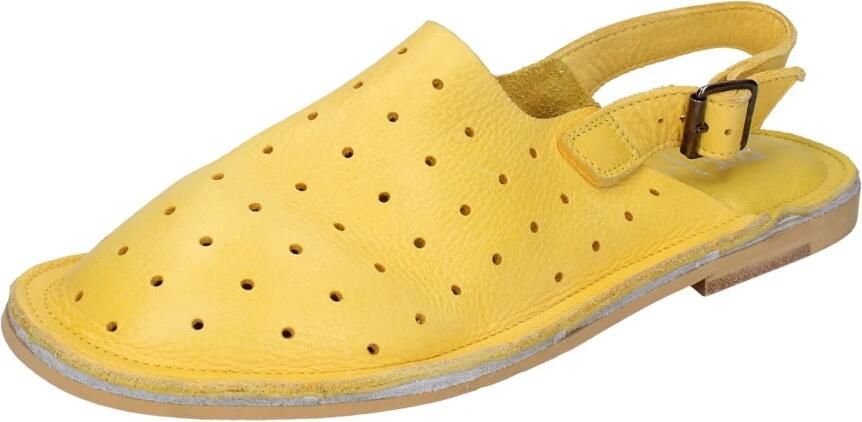 Moma Vintage Leren Sandalen voor Vrouwen Yellow Dames - Foto 2