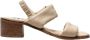 Moma Verhoog je stijl met hoge hak sandalen Beige Dames - Thumbnail 1