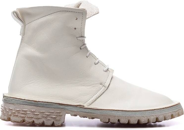 Moma Leren Schoenen Wit 3 5 cm Hak White Dames