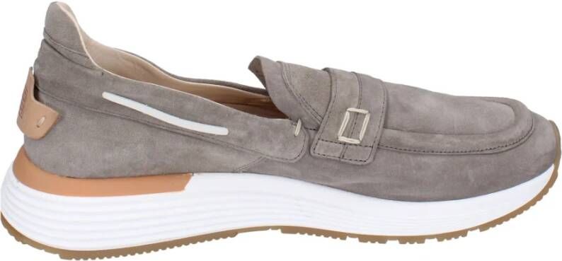 Moma Suede Loafers Gray Heren