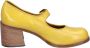 Moma Vintage Leren Dames Schoenen Yellow Dames - Thumbnail 1