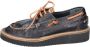 Moma Vintage Leren Dames Sneakers Black Dames - Thumbnail 1