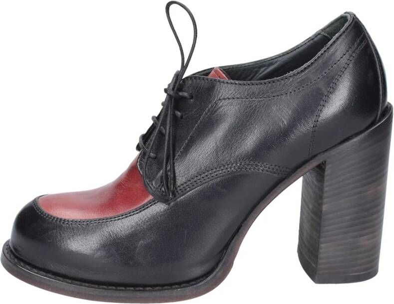 Moma Vintage Leren Elegante Schoenen voor Vrouwen Brown Dames