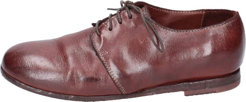 Moma Vintage Leren Elegante Schoenen voor Vrouwen Brown Dames