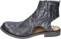 Moma Vintage leren enkellaarsjes Black Dames - Thumbnail 1