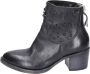 Moma Vintage Lederen Enkellaarsjes Black Dames - Thumbnail 1