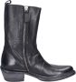 Moma Vintage lederen enkellaarsjes Black Dames - Thumbnail 1