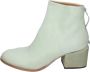 Moma Vintage Leren Enkellaarzen voor Vrouwen Green Dames - Thumbnail 1