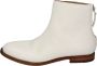 Moma Vintage Leren Enkellaarzen voor Vrouwen White Dames - Thumbnail 1