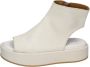 Moma Vintage Leren Enkellaarzen voor Vrouwen White Dames - Thumbnail 1