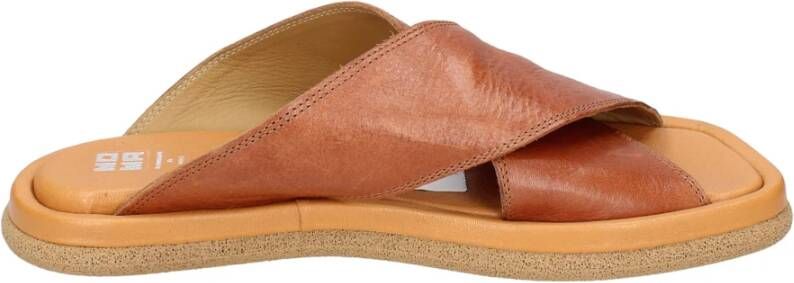 Moma Vintage Leder Sandalen Brown Heren