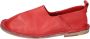 Moma Vintage Leren Instappers voor Vrouwen Red Dames - Thumbnail 1