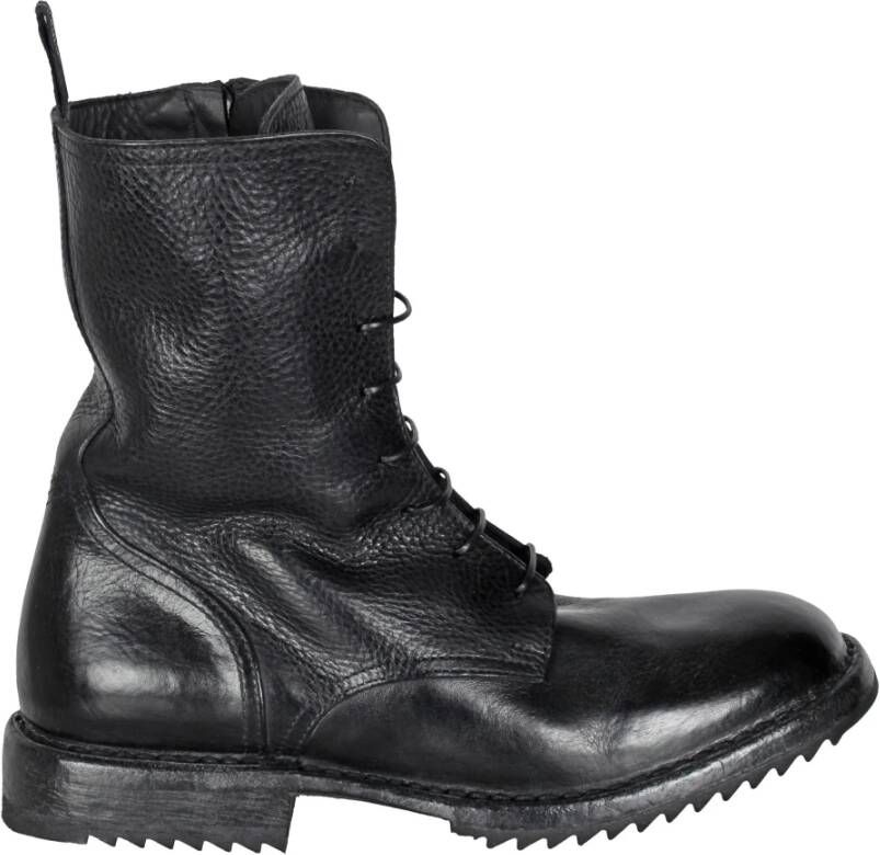 Moma Vintage leren laars met rits