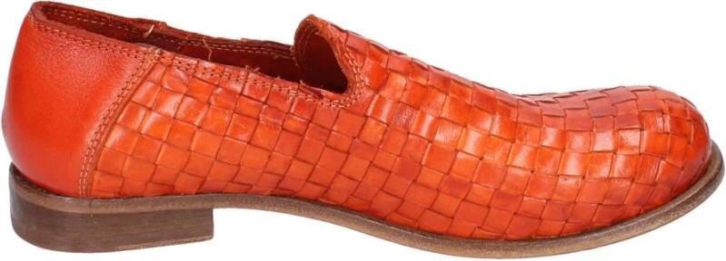 Moma Vintage Leder Loafers Brown Dames