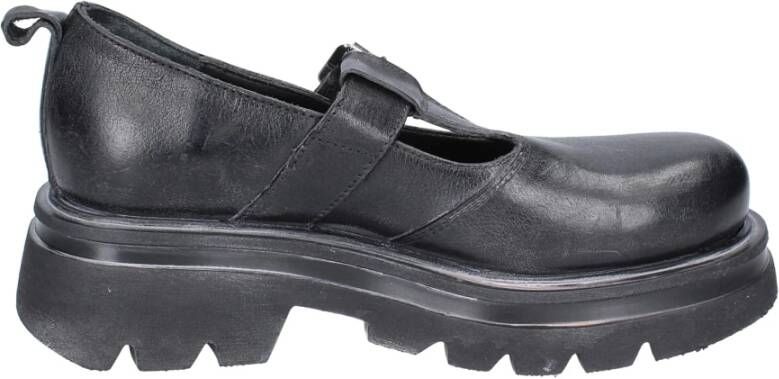 Moma Vintage Leren Sandalen voor Vrouwen Black Dames