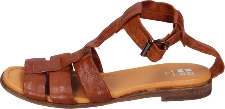 Moma Vintage Leren Sandalen voor Vrouwen Brown Dames