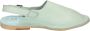 Moma Vintage Leder Sandalen Green Dames - Thumbnail 1
