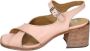 Moma Vintage Leren Sandalen voor Vrouwen Pink Dames - Thumbnail 1