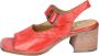 Moma Vintage Leren Sandalen voor Vrouwen Red Dames - Thumbnail 1